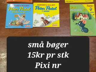 Pixi bøger 5 kr pr stk ,ved køb af alle