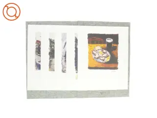 12 litografier af René Nielsen - The Whiteable Suite (40x50cm)