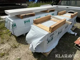 Vægelementer H+H ACC 4,5-600 - 2 paller