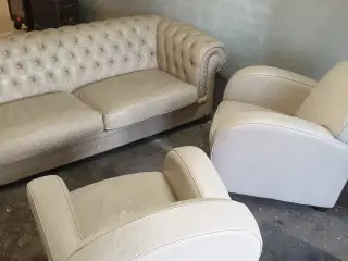 chesterfield sofa og stole