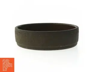 Keramikskål med rød glasur fra Løvemose (str. Ø 18,5 cm)