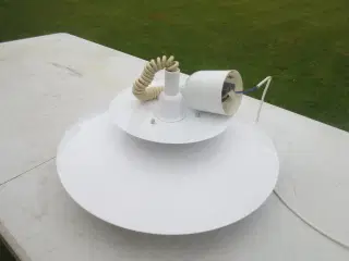 1 stk Retro Loftlampe Hvid