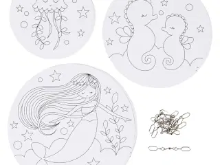 Uro med motiv, diam. 12+15+18 cm, 300 g, 3sæt/ 1 pk.