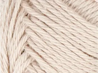 Bomuldsgarn 8/4 - Sand, 170m, 50g til Håndarbejde