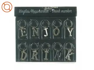 Vinglas kop markører fra Ann Design (str. 20 x 17 cm)