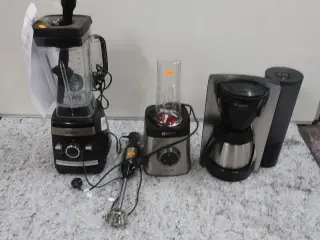 Blendere & kaffemaskine (se billeder)