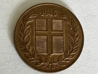 5 Aurar Iceland 1946