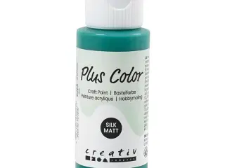 Plus Color Hobbymaling Mørk Grøn 60ml - Hurtigtørrende