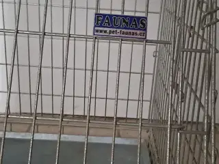 Hundetransport bur i kraftigt metal
