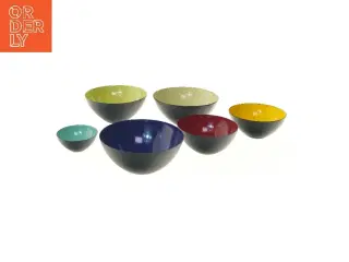 Farvede skåle, krenit (str. Ø 16 & 12,5 & 9 cm) fra Normann Copenhagen