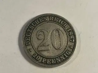 20 Pfennig 1887 Germany