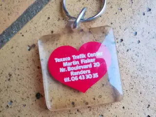 Texaco Nøglering Benzintank
