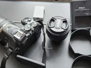 Nikon D5600 Spejlreflekskamera sælges