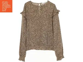 Leopardmønsteret bluse fra H&M (str. 152)