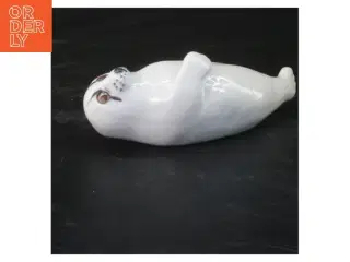 Porcelænsfigur af sæl fra B&G (str. 15x5 cm)
