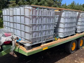 TIM 7,5T boogie fladvogn/vandvogn meget velholdt