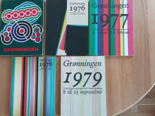 Grønningen  -  Udstillingskataloger,  1975 - 1979