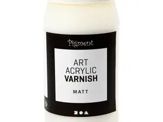 Art Acrylic Slutfernis, mat transparent, hvid, 500ml/ 1 ds.