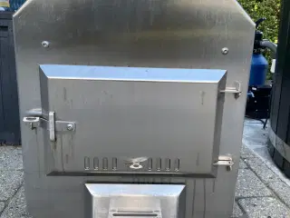 Brændeovn til vildmarksbad