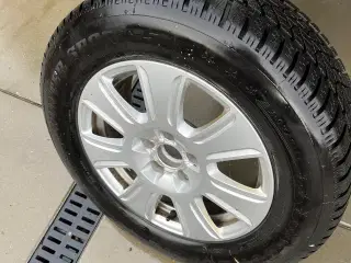 4 Audi Alufælge med næsten ubrugte vinterdæk