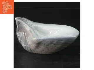 Porcelæns musling fra Royal Copenhagen (str. 13 x. 9,5 cm)