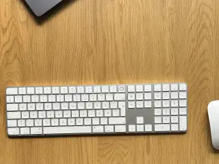 Magic Keyboard m. Touch ID og num (+Apple Mouse)