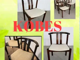 Købes: Stole af  Hans J. Frydendahl for Boltinge