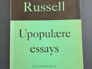 Upopulære essays Bertrand Russel