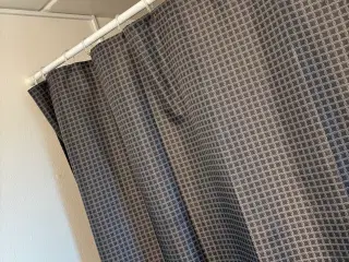Badeforhæng med stang 