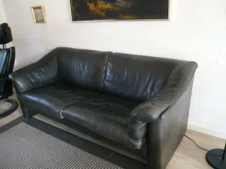 sofa i læder