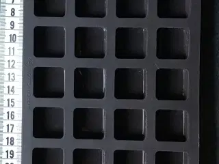 Siliconeform til små brownies eller chokolade