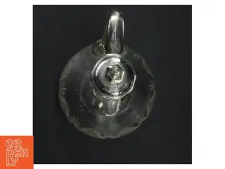 Glas kande med prop (str. 24 cm. 13 cm i diameter)