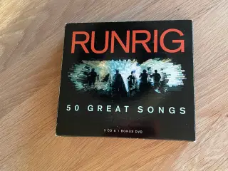 Runrig - 50 great songs l- box med 3 cd'er og 1dvd