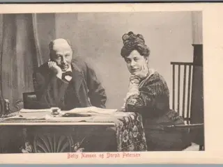 Betty Nansen og Dorph Petersen - Skuespiller - Postkort - Ubrugt