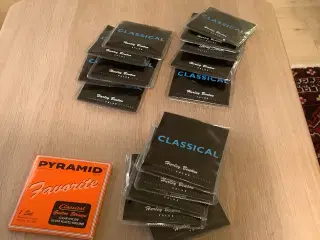 16 sæt nye strenge til klassisk guitar, ukulele mv
