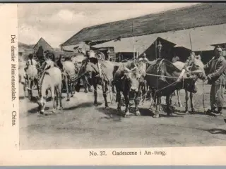 Det danske Missionsselskab - Kina - Gadecene i An-tung - Missioner - Brugt