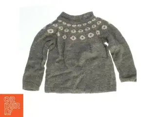 Strikket sweater (str. Bryst, 30 cm. længde. 33. cm)