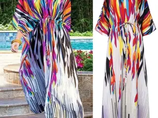 kjole-sommer bohemian-kaftkan-style kjole.onesize