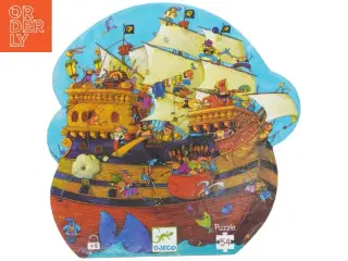 Djeco Le bateau de Barberousse puslespil fra Djeco (str. 54. brikker)