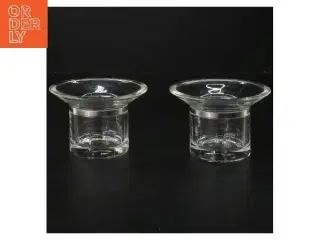 To glaslysestager fra Rosendahl (str. Ø 11 cm længde 7 cm)