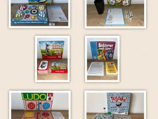 KOMPLETTE spil - koster fra 15-50 kr.