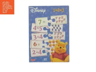 Disney regnespil med tal (24 opgavekort og 24 svarkort)