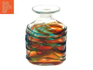 mdina glas vase med farve (str. 16 cm)