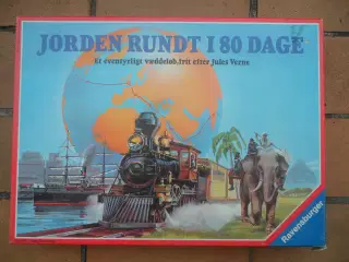 Jules Verne Jorden Rundt i 80 dage Brætspil