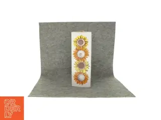 gammel  radiatorfordamper  m  blomsterprint (str. HØ: 25 x 8 cm)