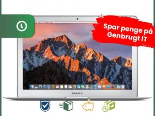 13" Apple MacBook Air - Intel i5 5250U 1,6GHz 128GB SSD 4GB (Early-2015) - Grade B - bærbar computer