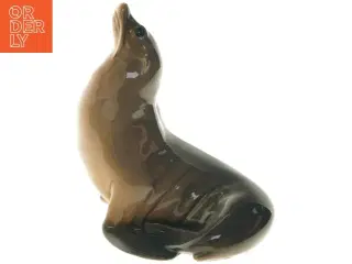 Porcelænsfigur af sæl fra Royal Copenhagen (str. 29x24 cm)