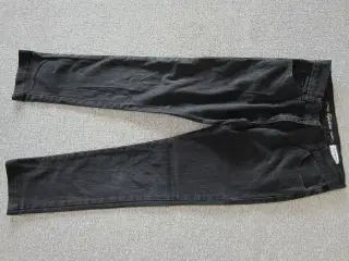 Sorte lange bukser til pige str. 164