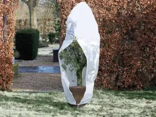 frostdækken med lynlås 2,5x2,5x3 m 70 g/m² fleece hvid
