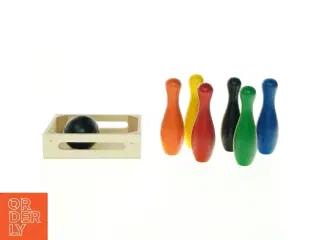 Trækegle- og kuglesæt (str. Højde af kegle. 11 cm)